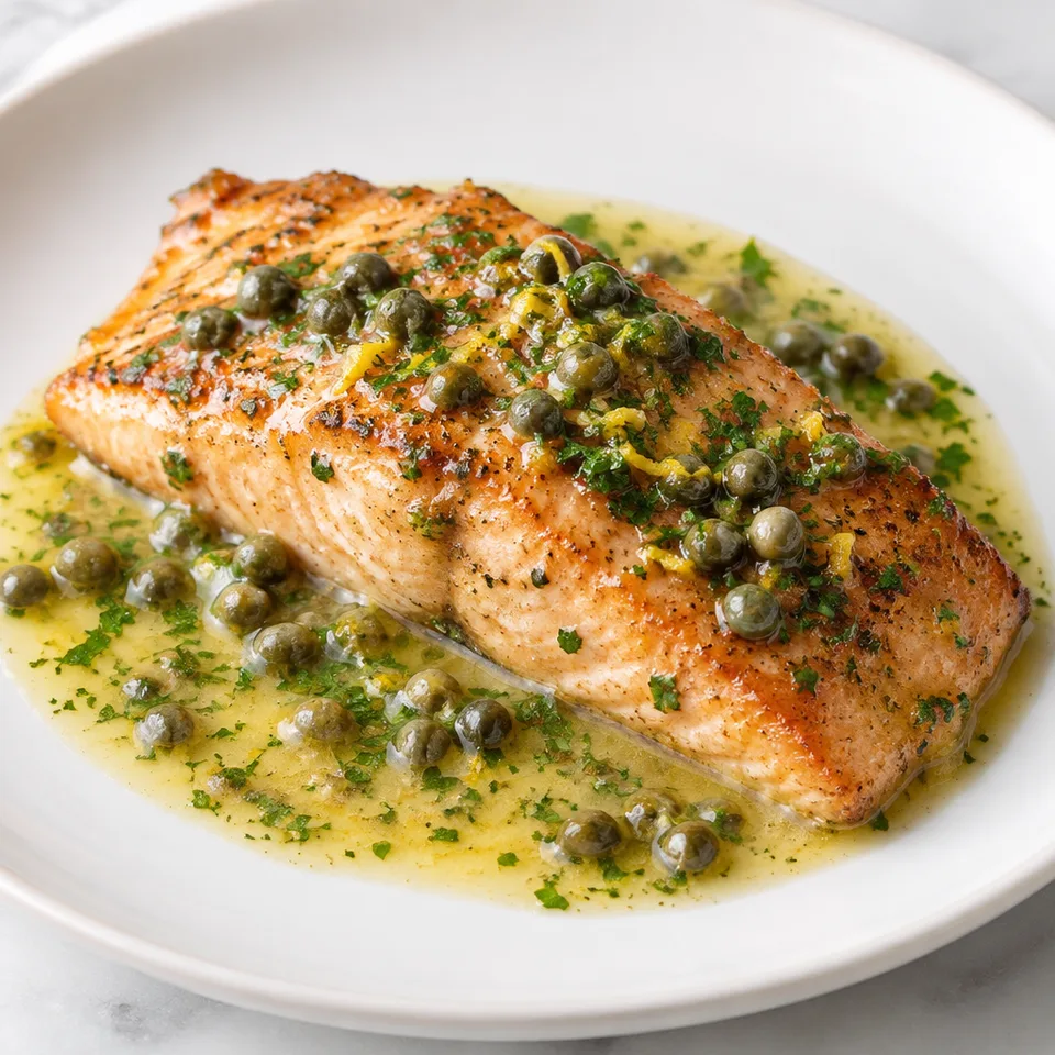 Salmon Meuniere — serving inspiration