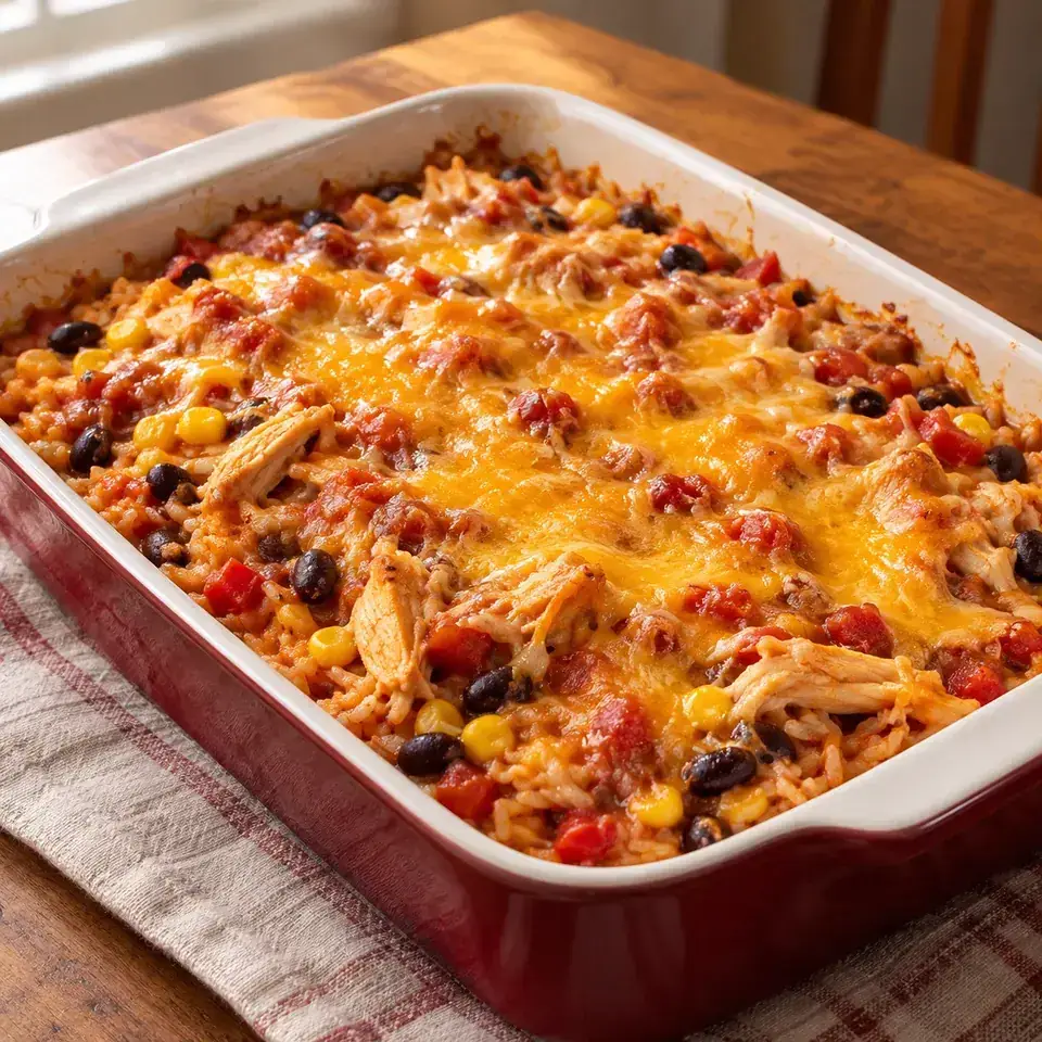 Salsa Chicken Casserole — serving inspiration