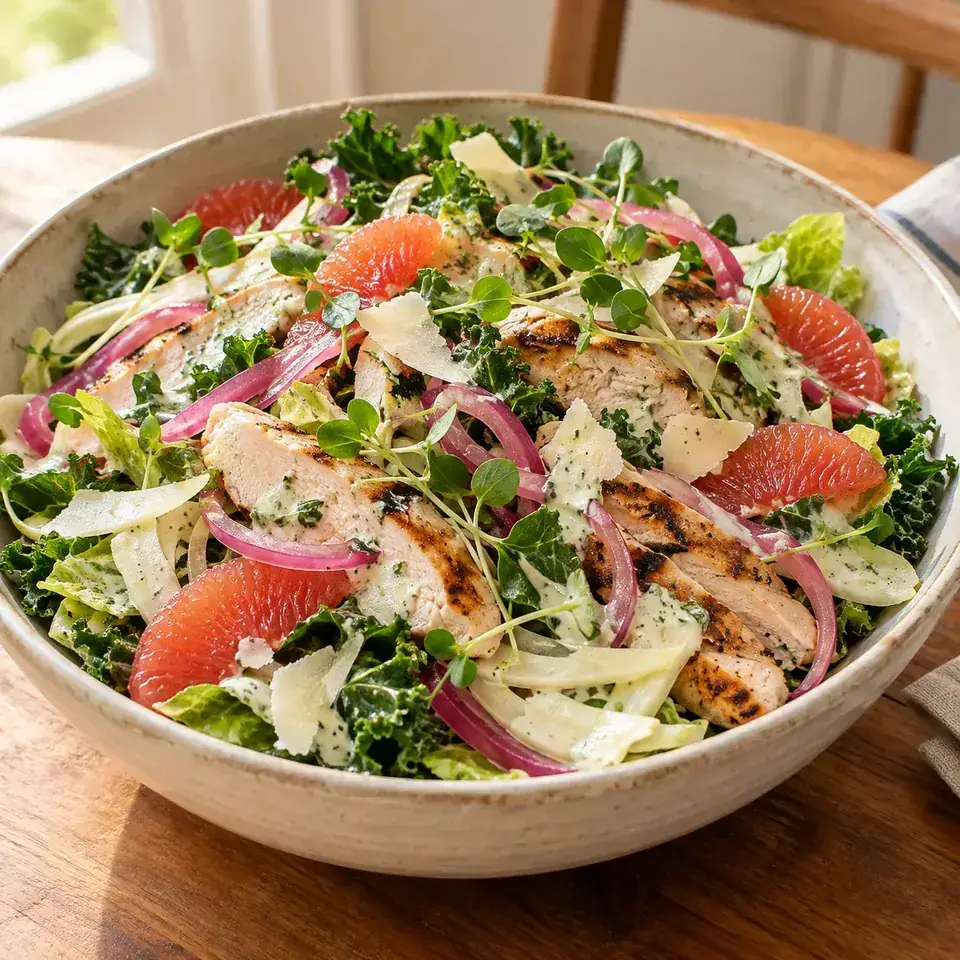 San Fran Chicken Salad with Yoghurt Ranch Dressing — serving inspiration