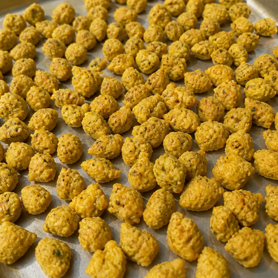 Sandge (Vade) Sun-Dried Moong Dal Lentil Drops — serving inspiration