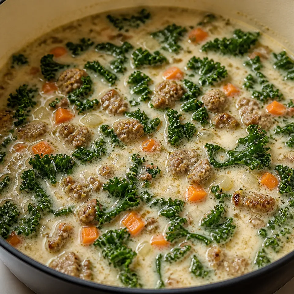 Sausage And Kale Soup — serving inspiration
