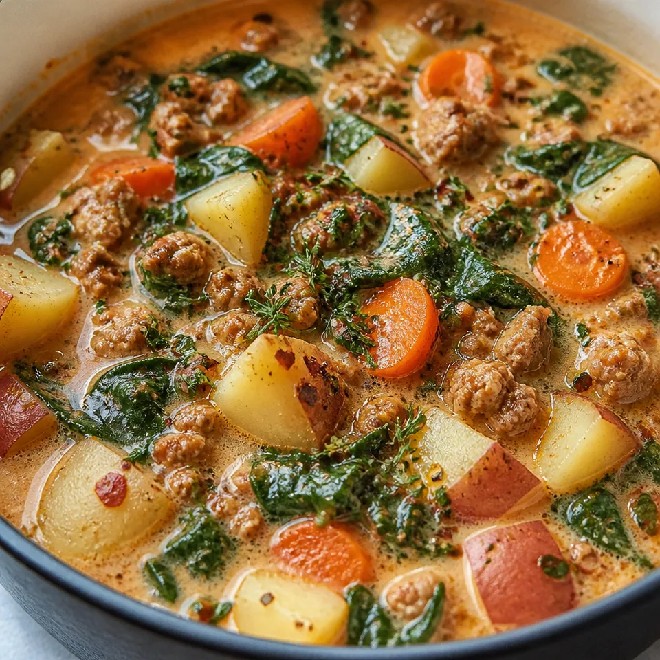 Sausage Potato Soup — serving inspiration