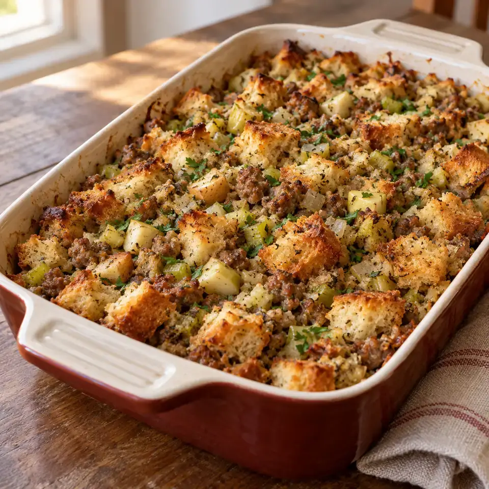 Sausage Stuffing Recipe — serving inspiration