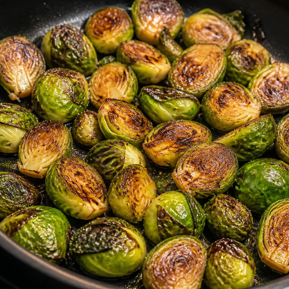 Sauteed Brussels Sprouts [Sweet and Salty] — serving inspiration
