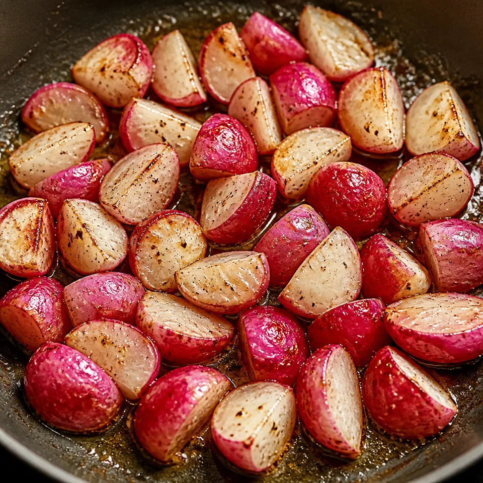 Sauteed Radishes — serving inspiration