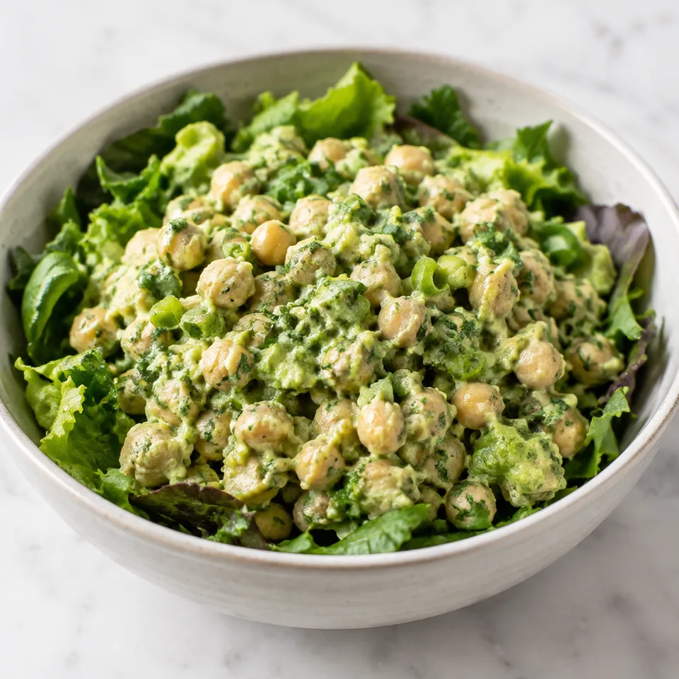 Scallion Herb Chickpea Salad — serving inspiration