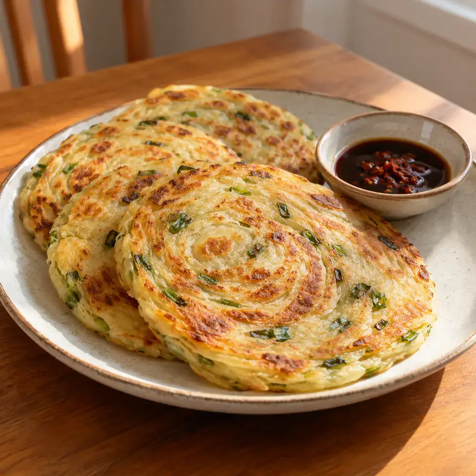 Scallion Pancakes (Shallot Pancakes) — serving inspiration