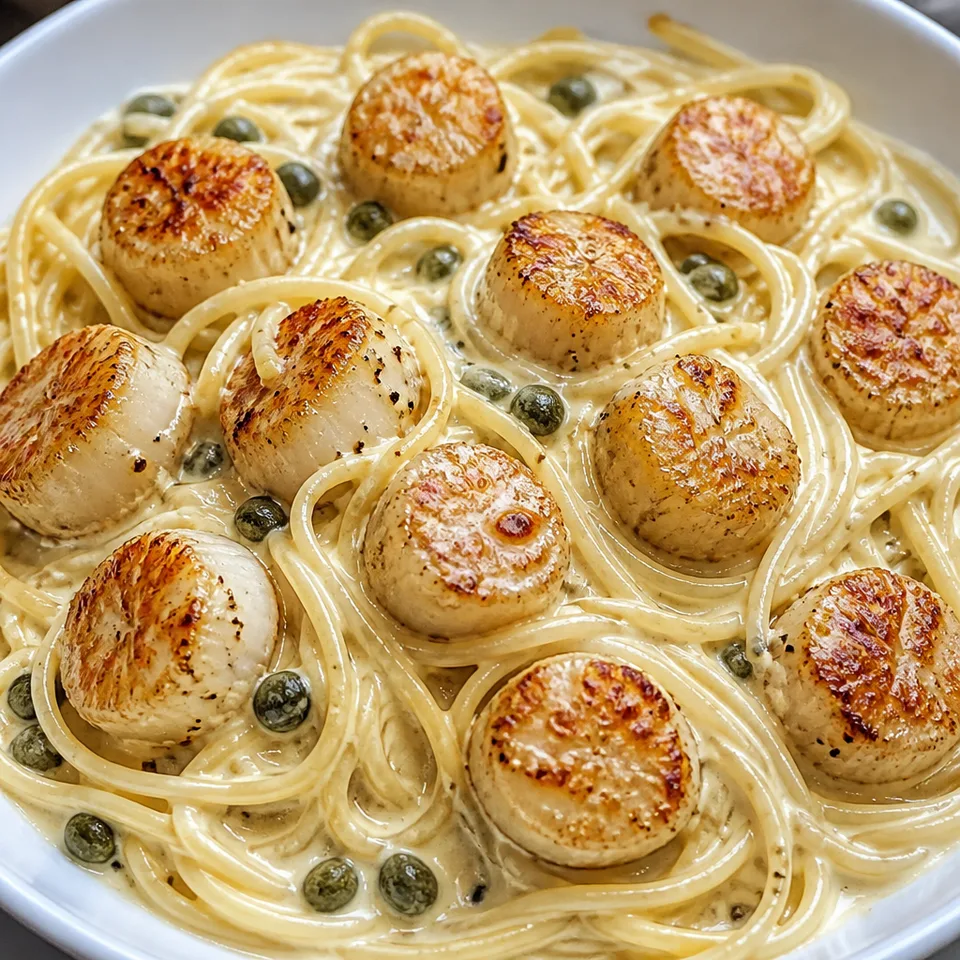 Scallop Spaghetti in White Wine Sauce — serving inspiration