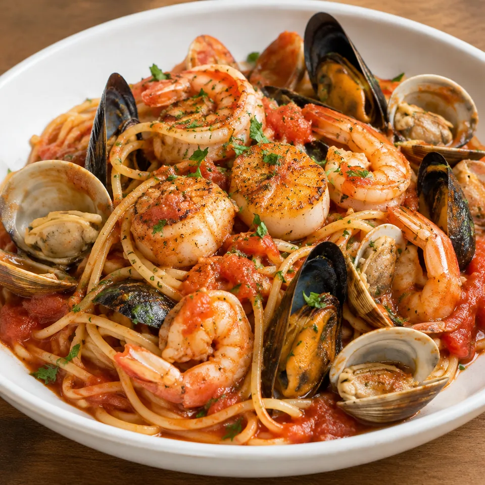 Seafood Pasta — serving inspiration