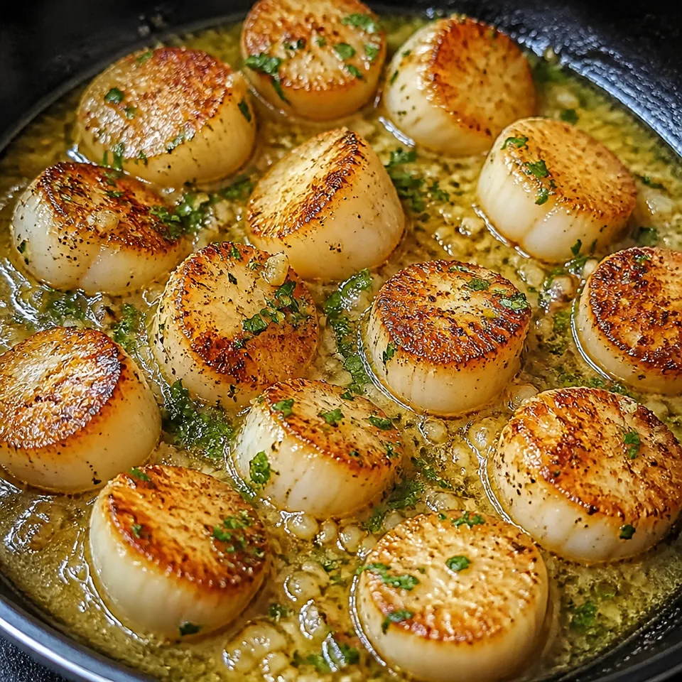 Seared Lemon Garlic Butter Scallops — serving inspiration
