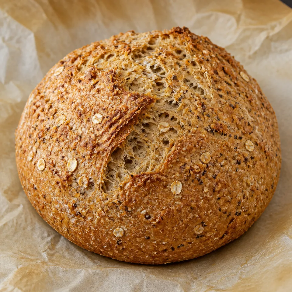 Seeded No-Knead Bread — serving inspiration