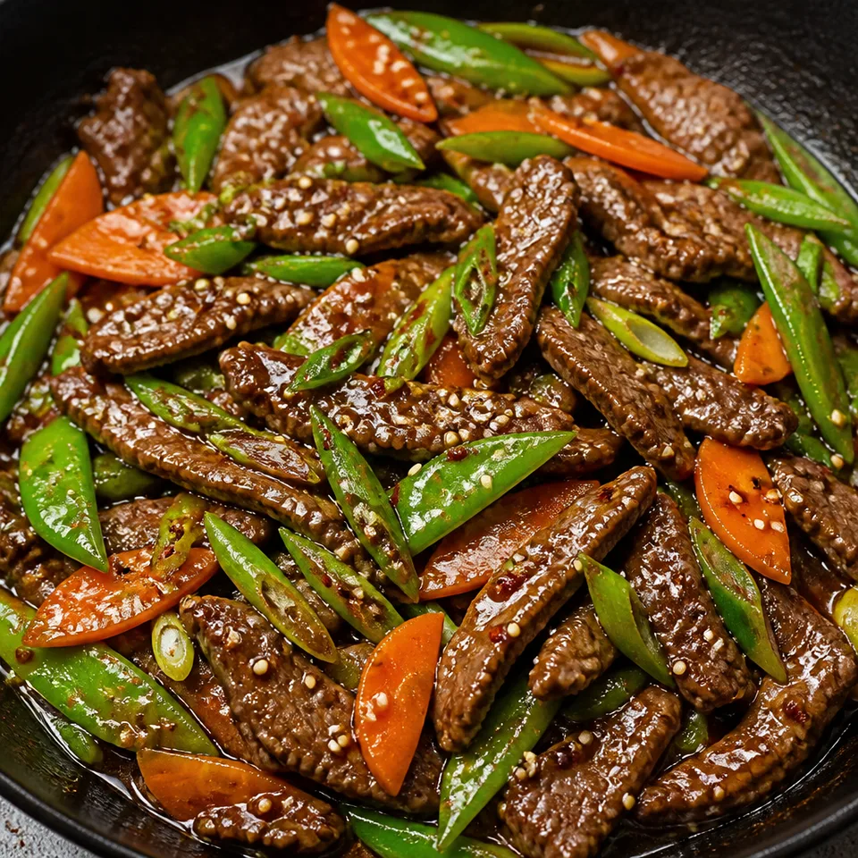 Sesame Beef Stir Fry — serving inspiration