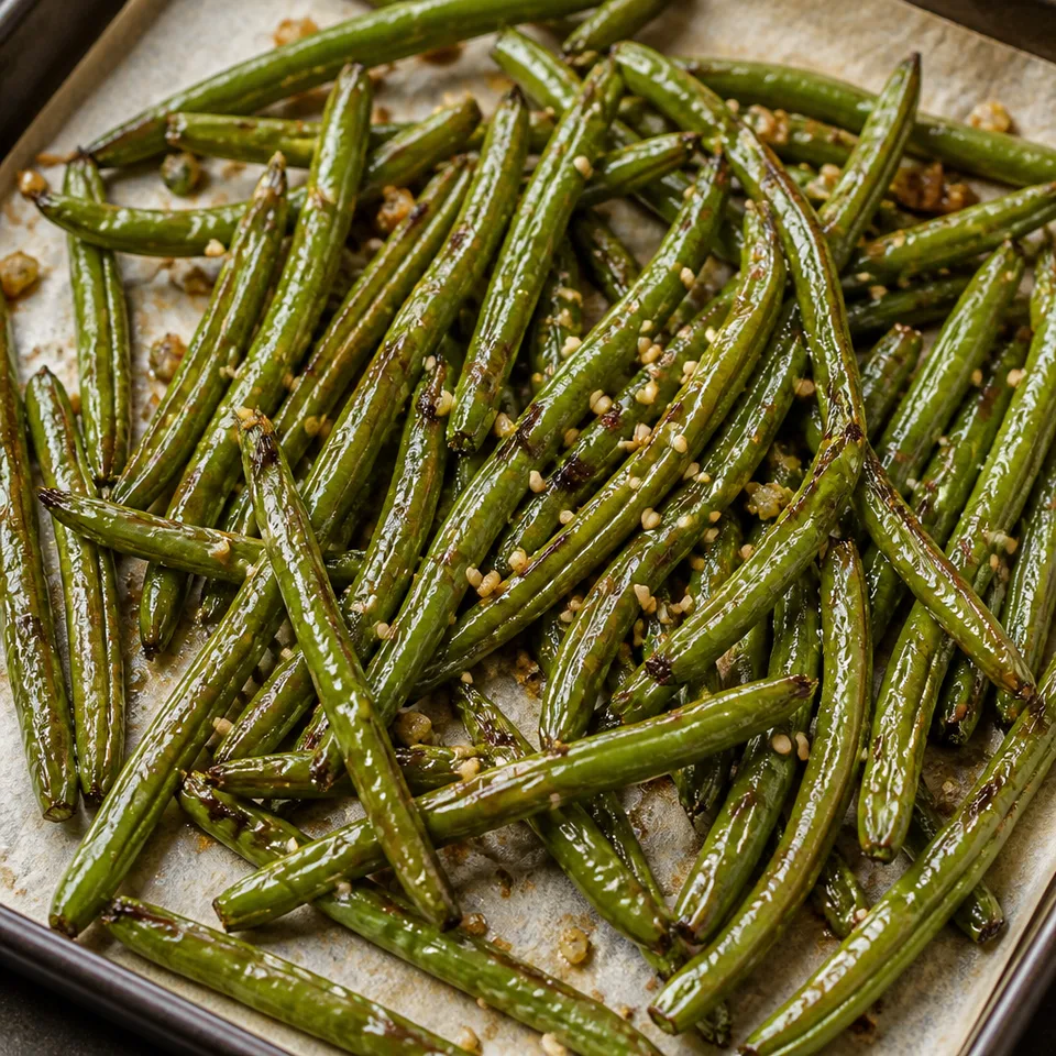 Sesame Roasted Green Beans — serving inspiration