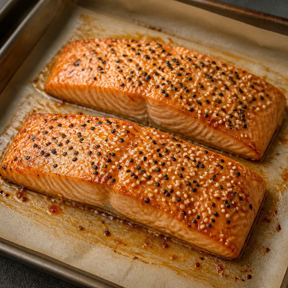 Sesame Salmon — serving inspiration