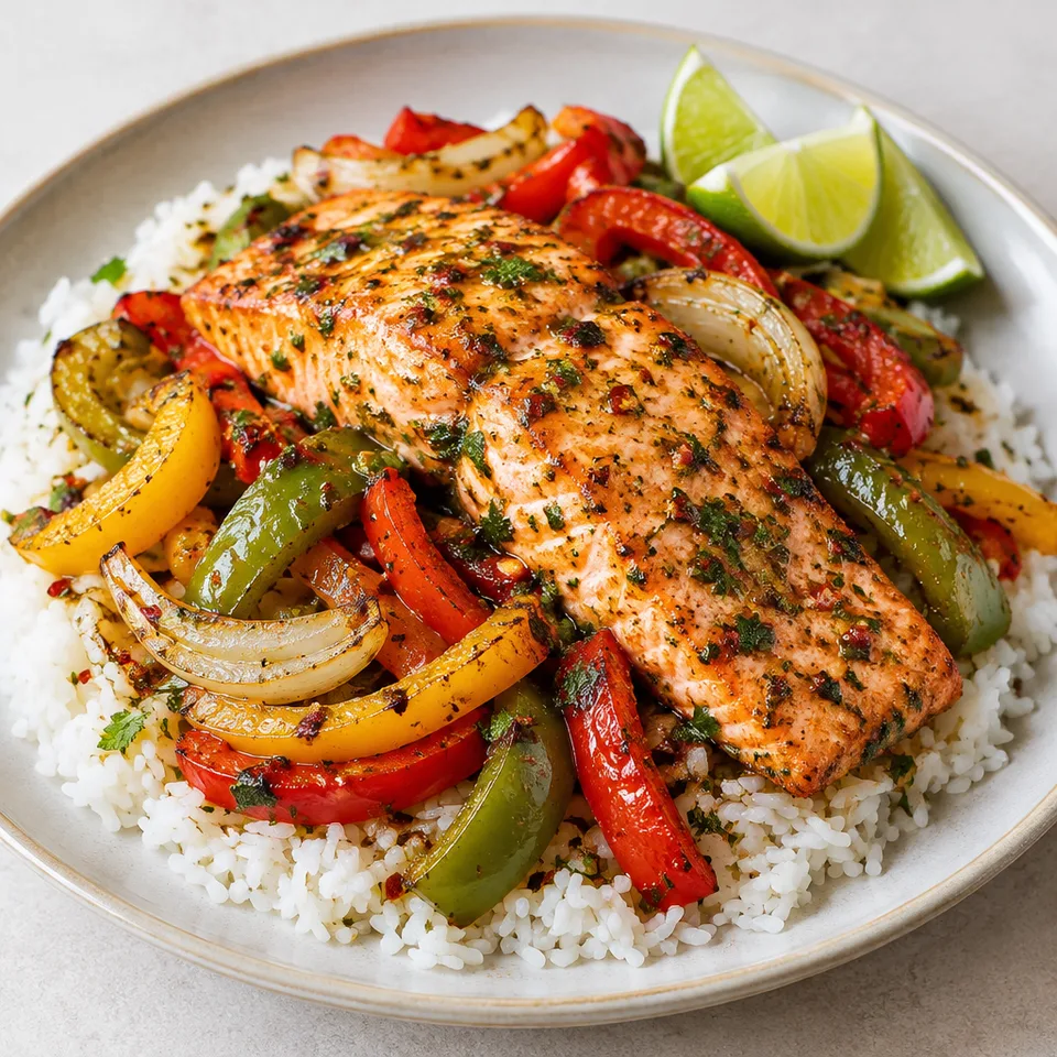 Sheet Pan Chili Lime Salmon — serving inspiration