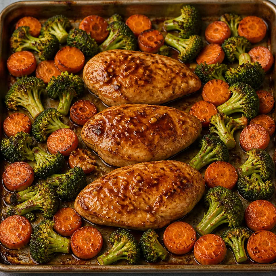 Sheet Pan Korean Chicken and Vegetables — serving inspiration
