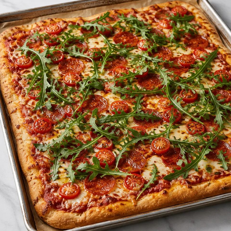 Sheet Pan Pizza — serving inspiration