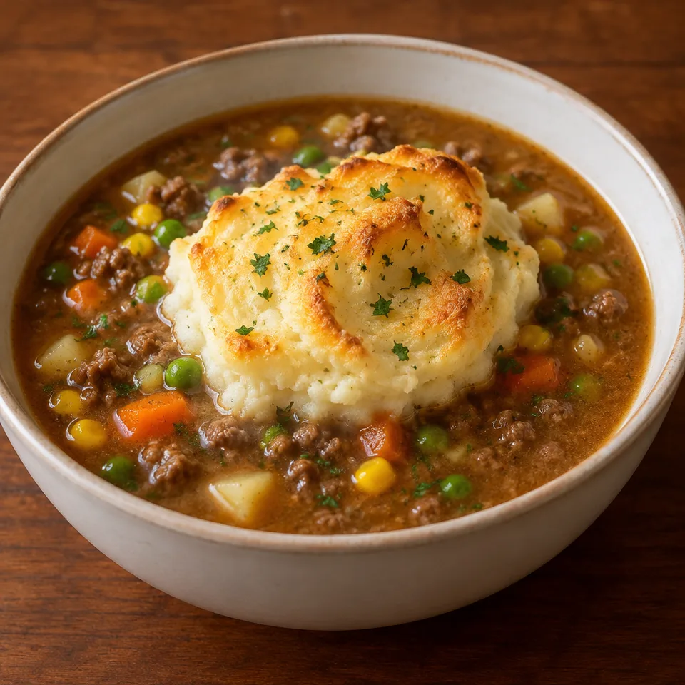 Shepherd's Pie Soup — serving inspiration