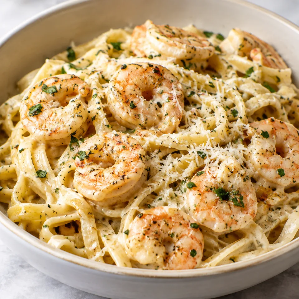 Shrimp Alfredo Recipe — serving inspiration