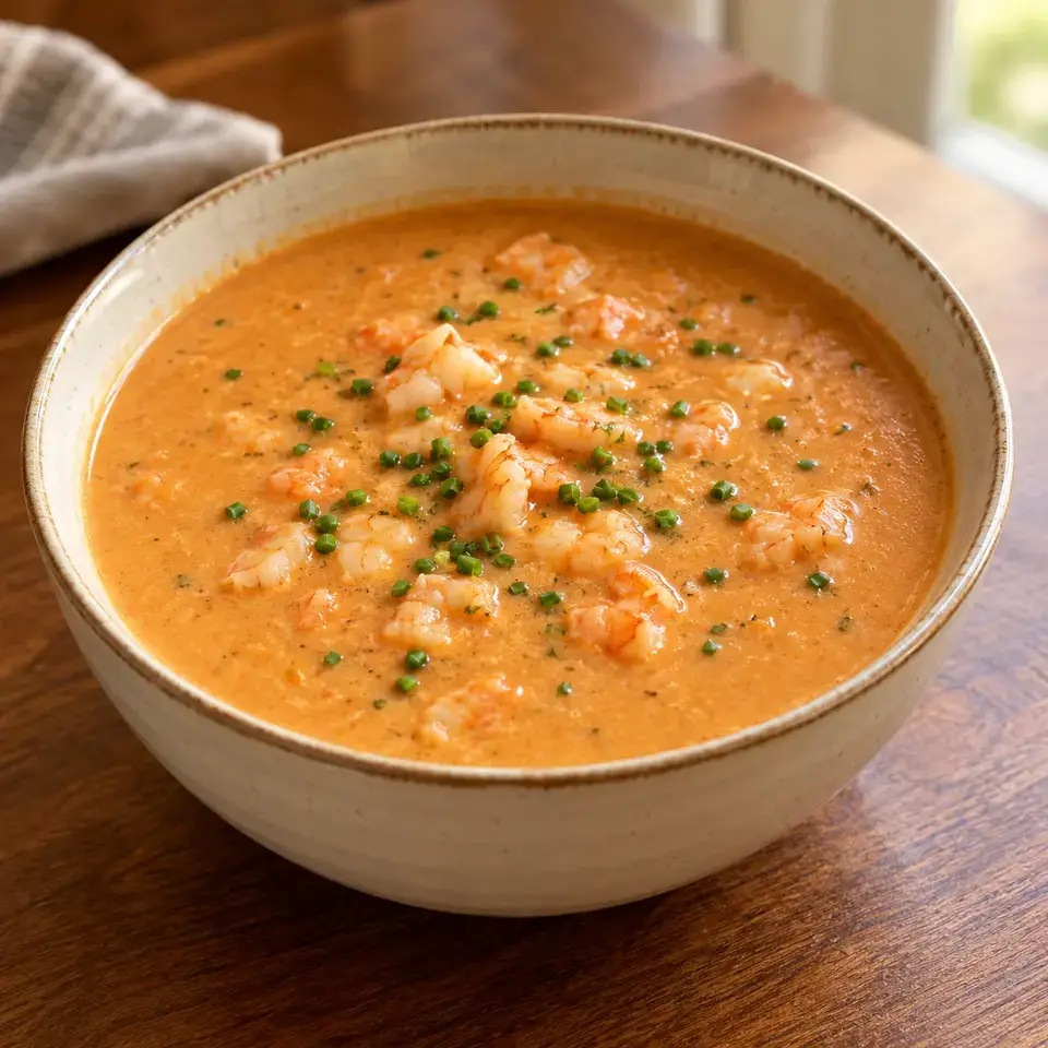 Shrimp Bisque — serving inspiration