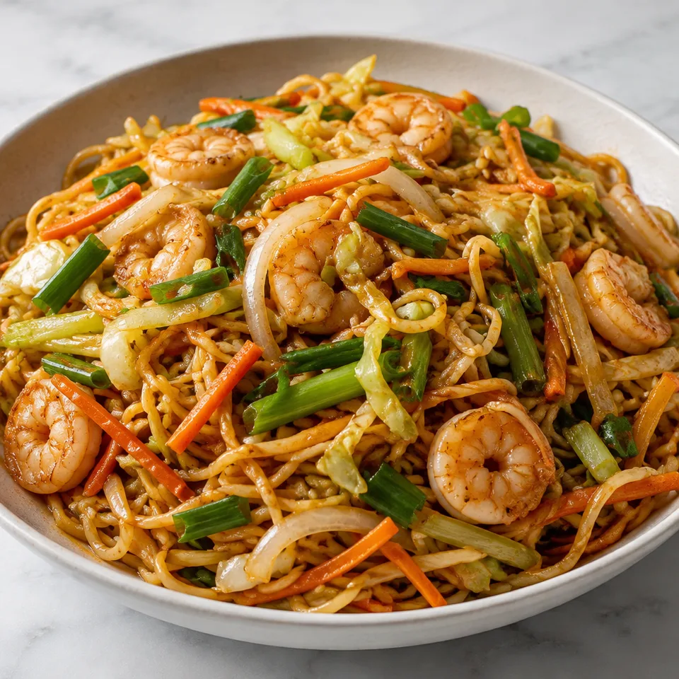 Shrimp Chow Mein (One Pot Meal) — serving inspiration