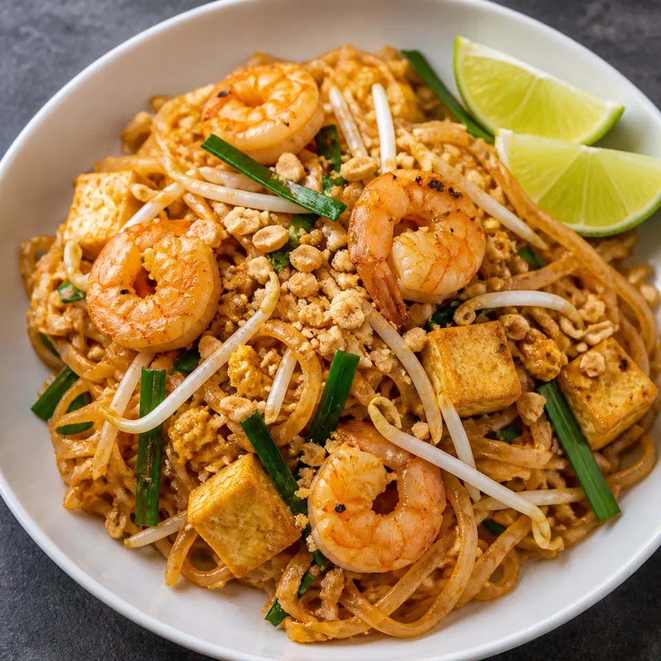 Shrimp Pad Thai — serving inspiration