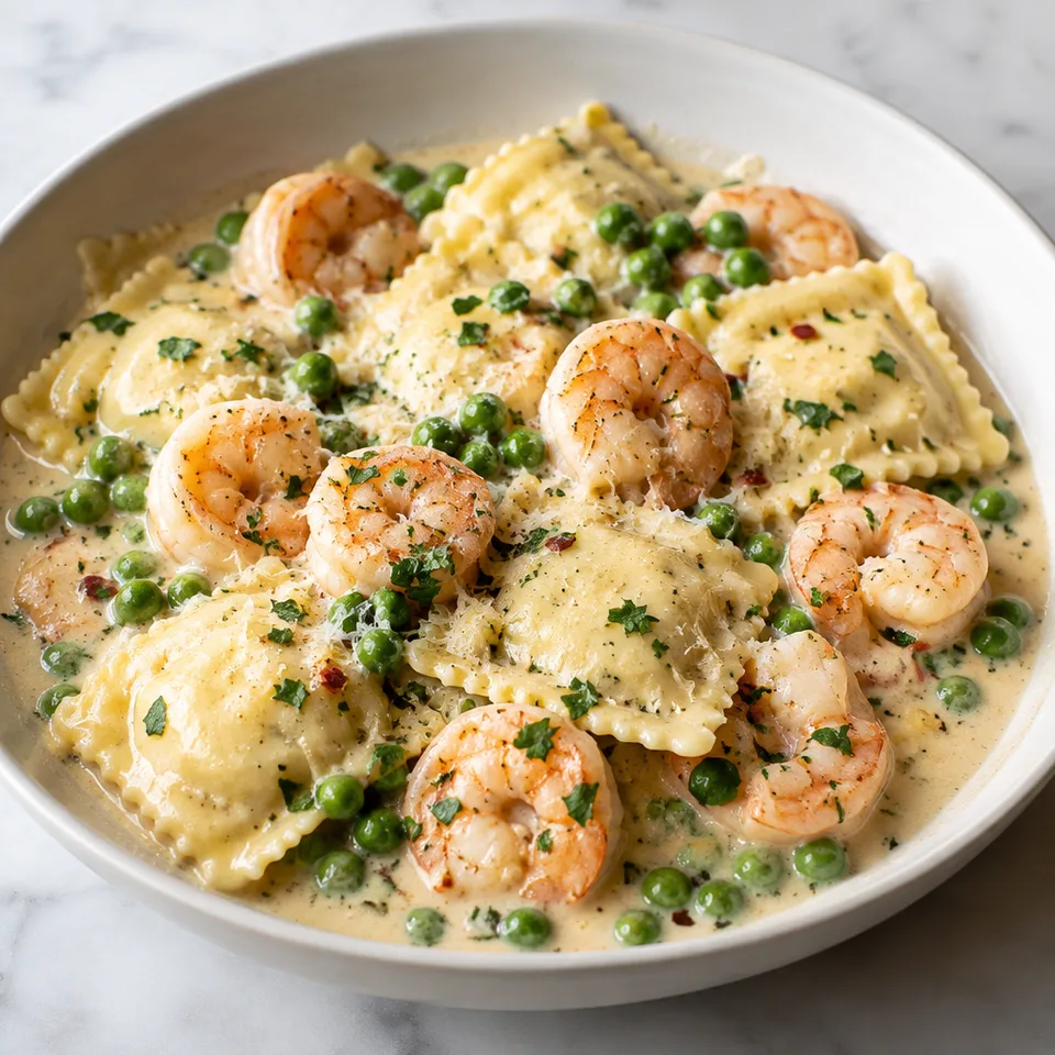 Shrimp Ravioli — serving inspiration