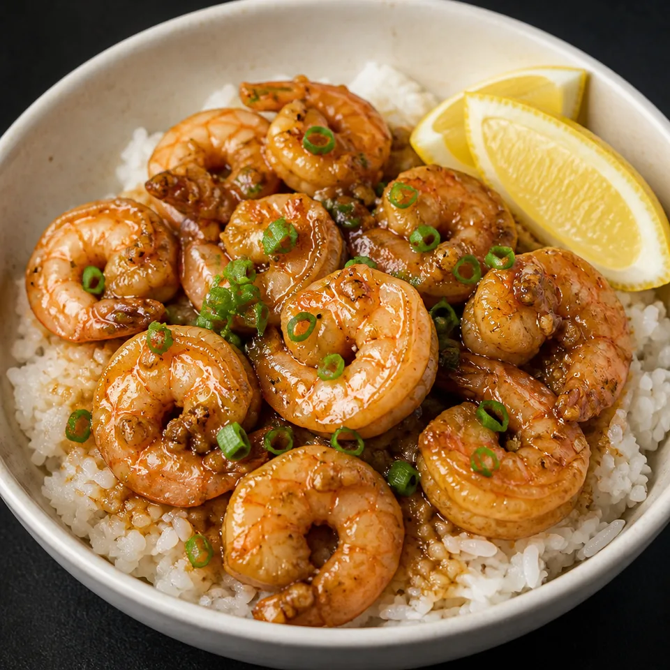 Shrimp Rice Bowl — serving inspiration