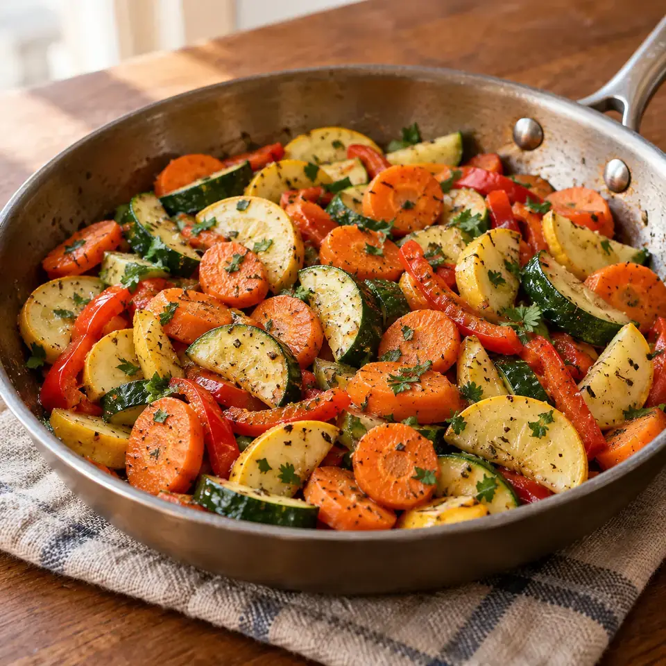Simple Sautéed Vegetables — serving inspiration