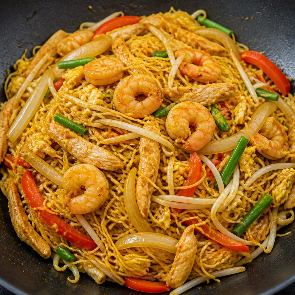 Singapore Noodles Recipe — serving inspiration