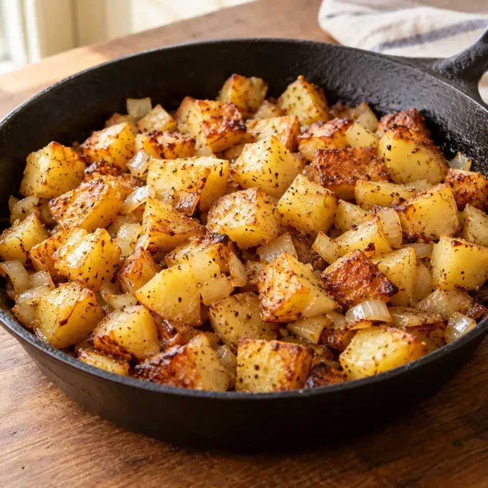 Skillet Breakfast Potatoes Recipe — serving inspiration