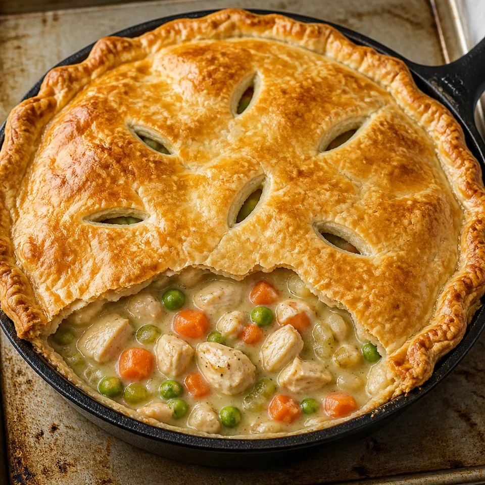 Skillet Chicken Pot Pie — serving inspiration