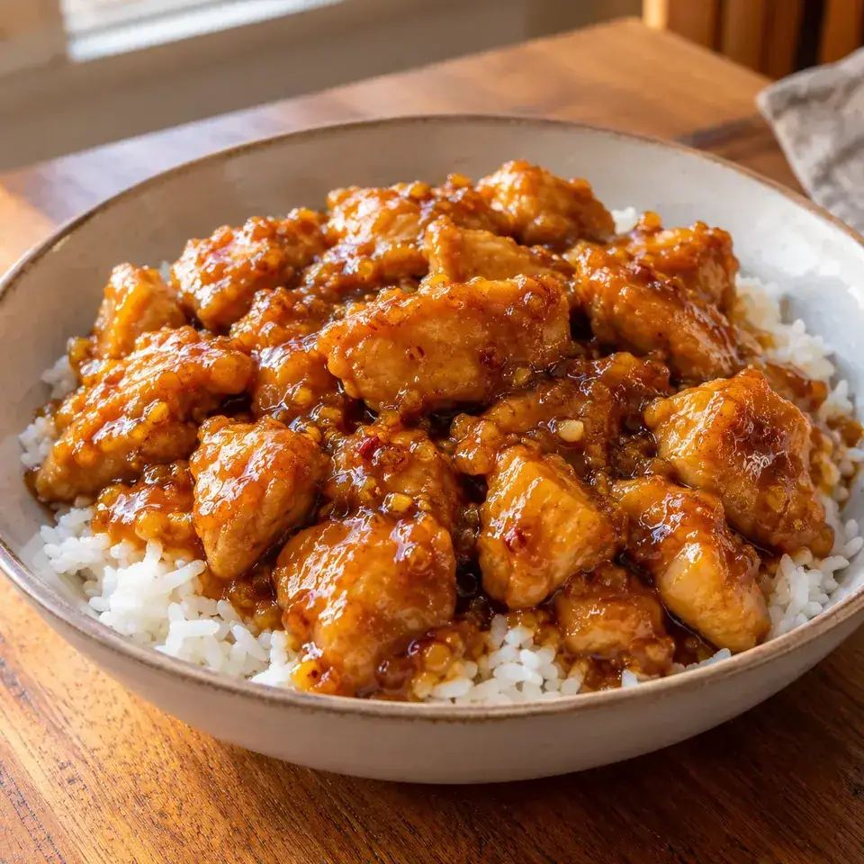 Skillet Orange Chicken Recipe — serving inspiration