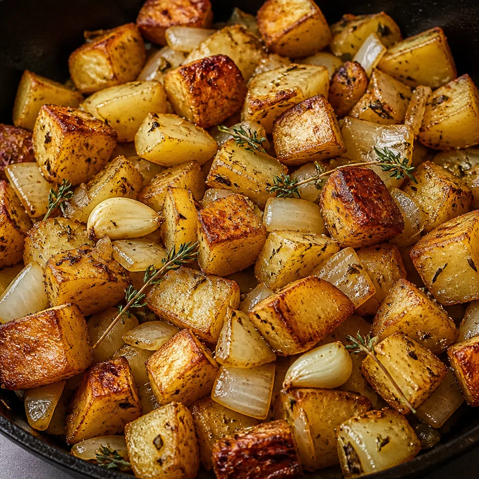 Skillet Potatoes — serving inspiration