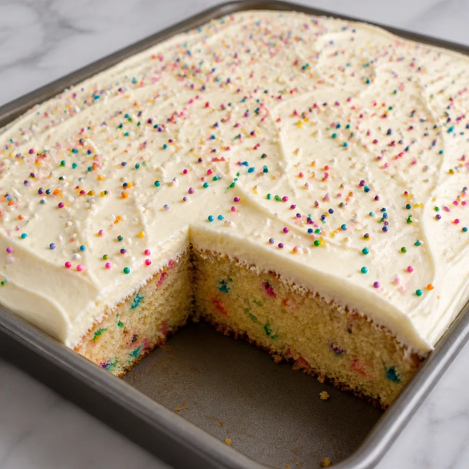 Skinny Funfetti Cake — serving inspiration