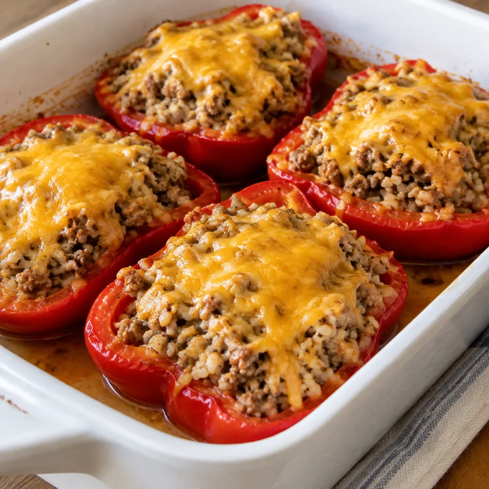 Skinny Stuffed Peppers — serving inspiration