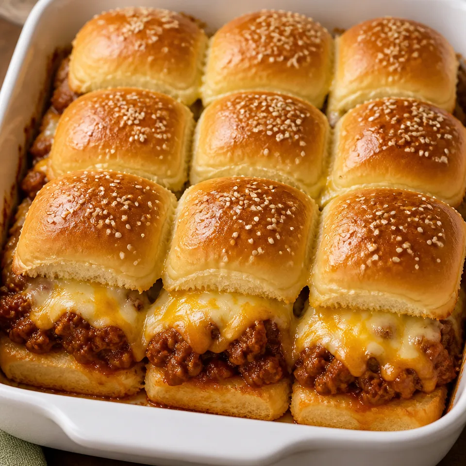 Sloppy Joe Sliders — serving inspiration