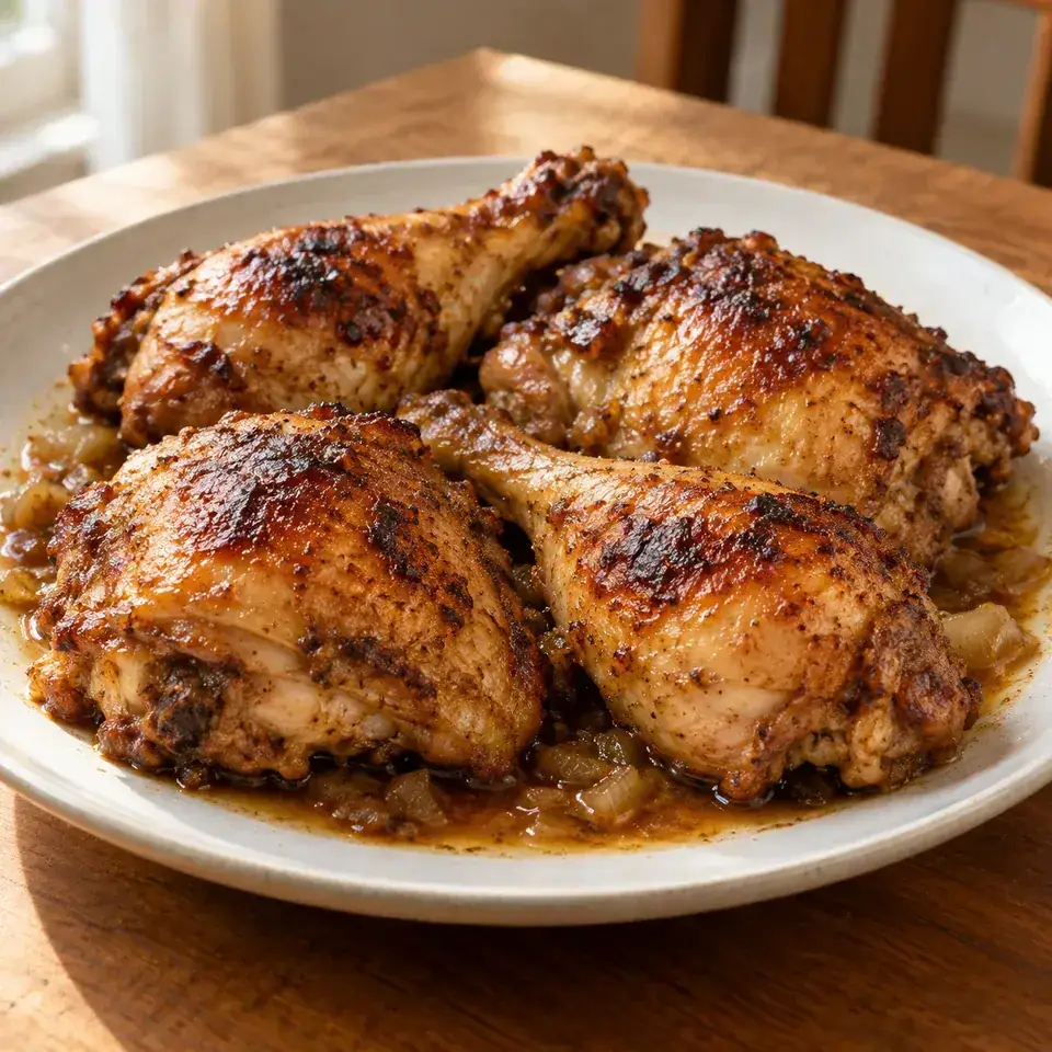 Slow Cooker 5 Spice Chicken — serving inspiration