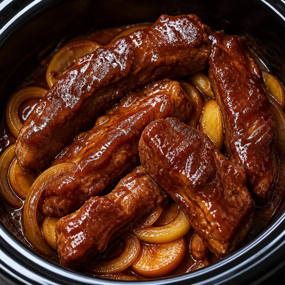 Slow Cooker Barbecued Country Style Ribs — serving inspiration