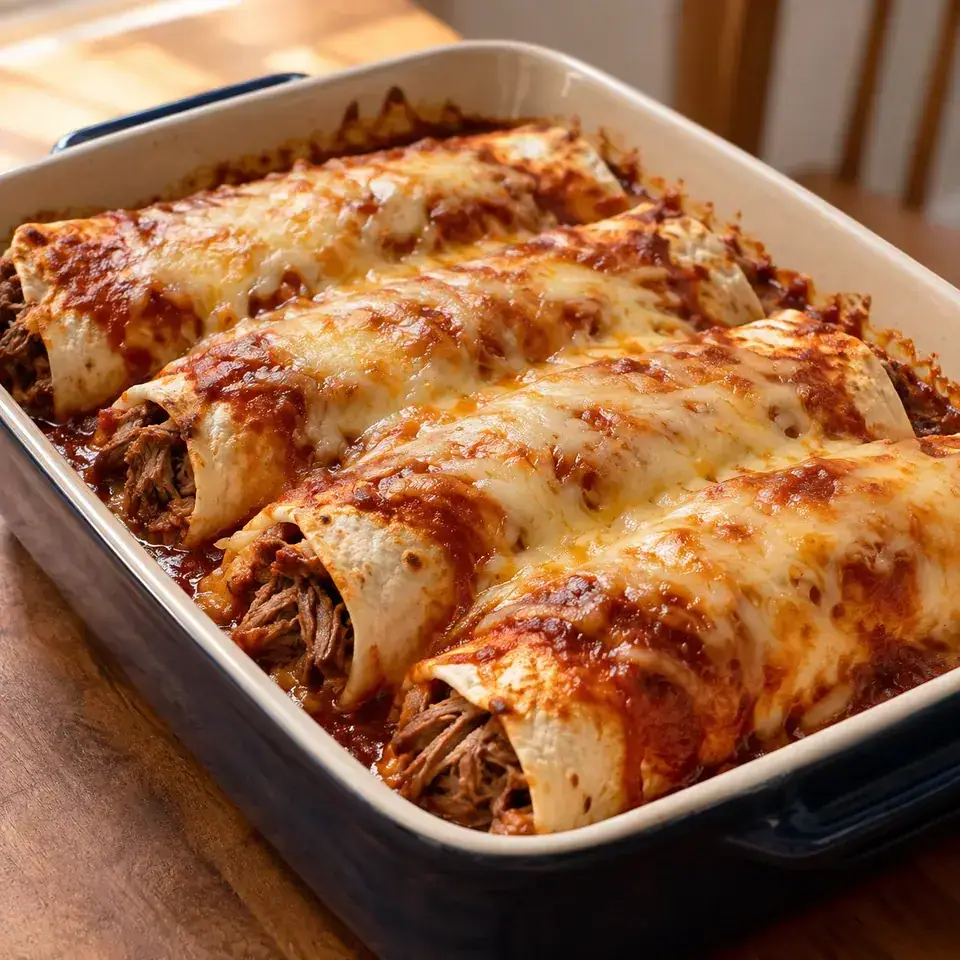 Slow Cooker Beef Burritos — serving inspiration