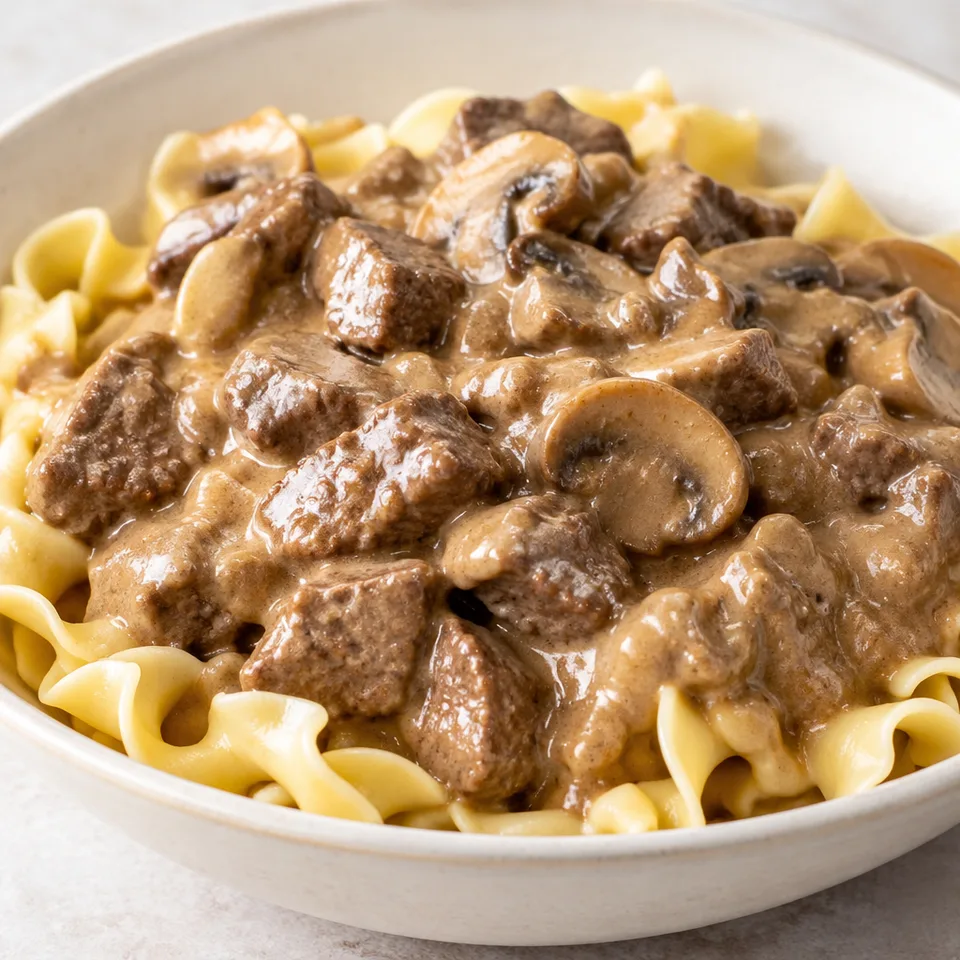 Slow Cooker Beef Stroganoff — serving inspiration