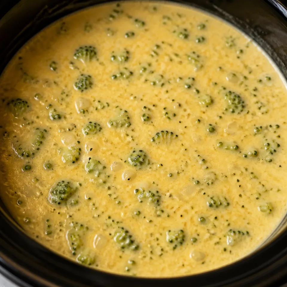 Slow Cooker Broccoli Cheese Soup — serving inspiration