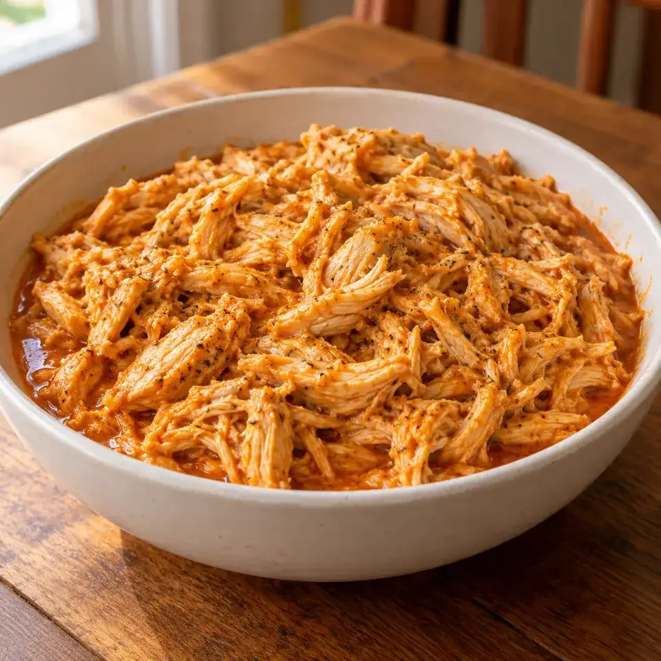 Slow Cooker Buffalo Chicken — serving inspiration