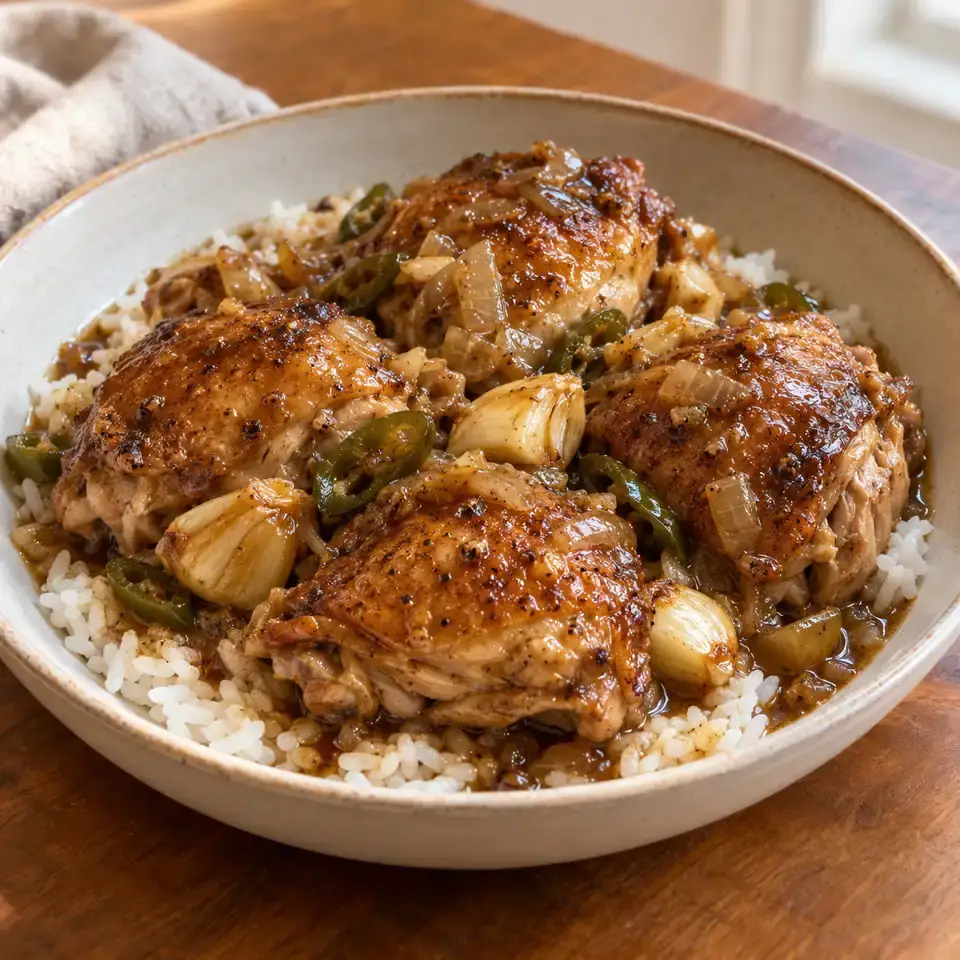 Slow Cooker Chicken Adobo — serving inspiration