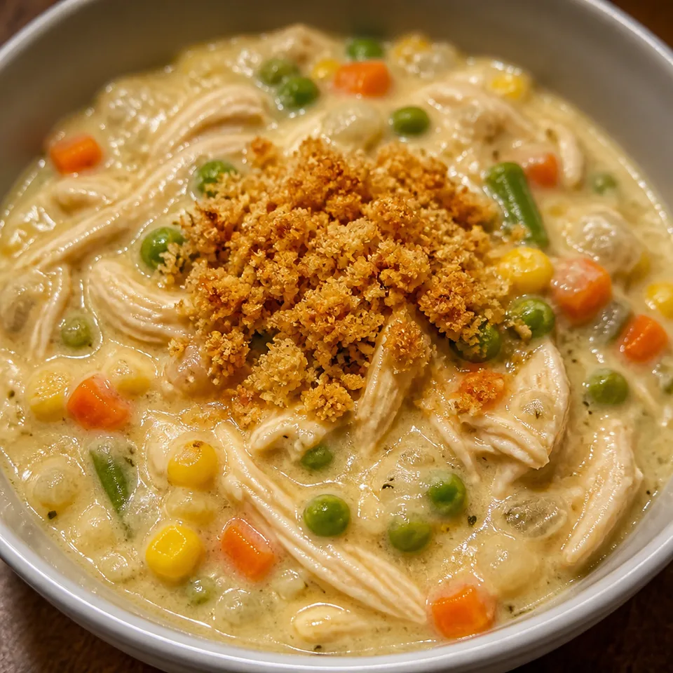 Slow Cooker Chicken Pot Pie — serving inspiration
