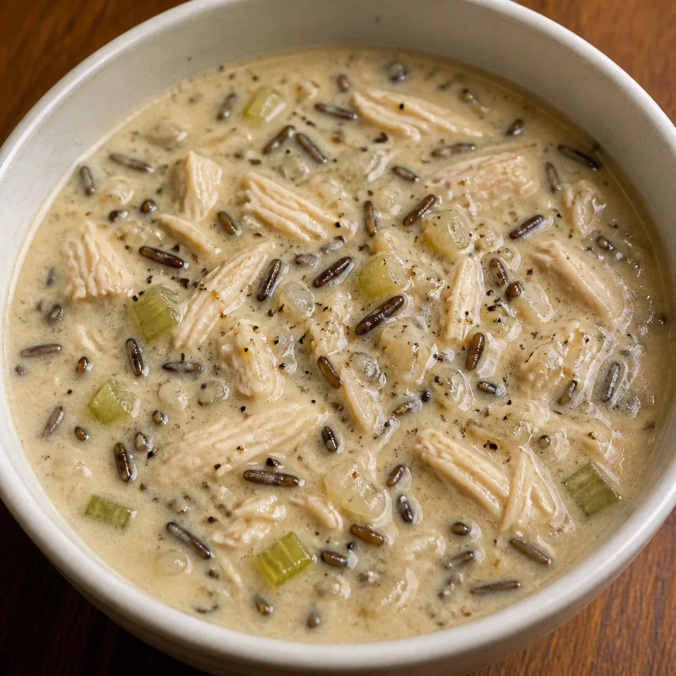 Slow Cooker Chicken & Wild Rice Soup — serving inspiration