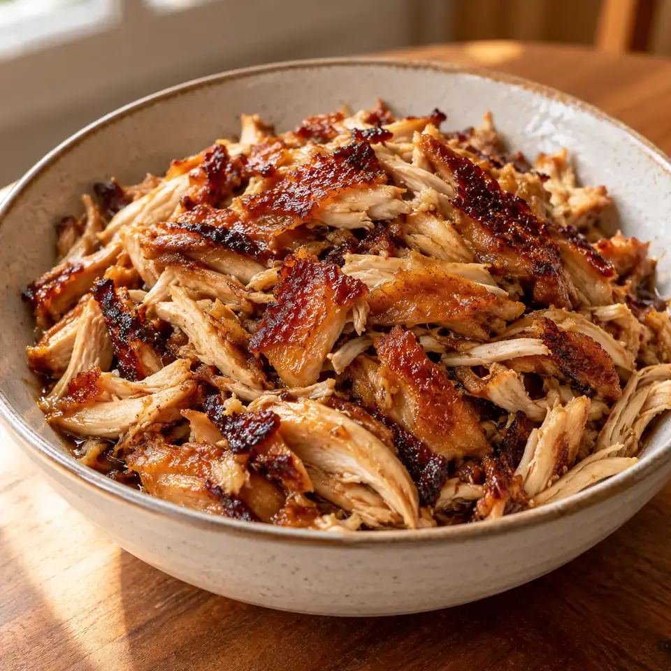 Slow Cooker Crispy Chinese Shredded Chicken — serving inspiration