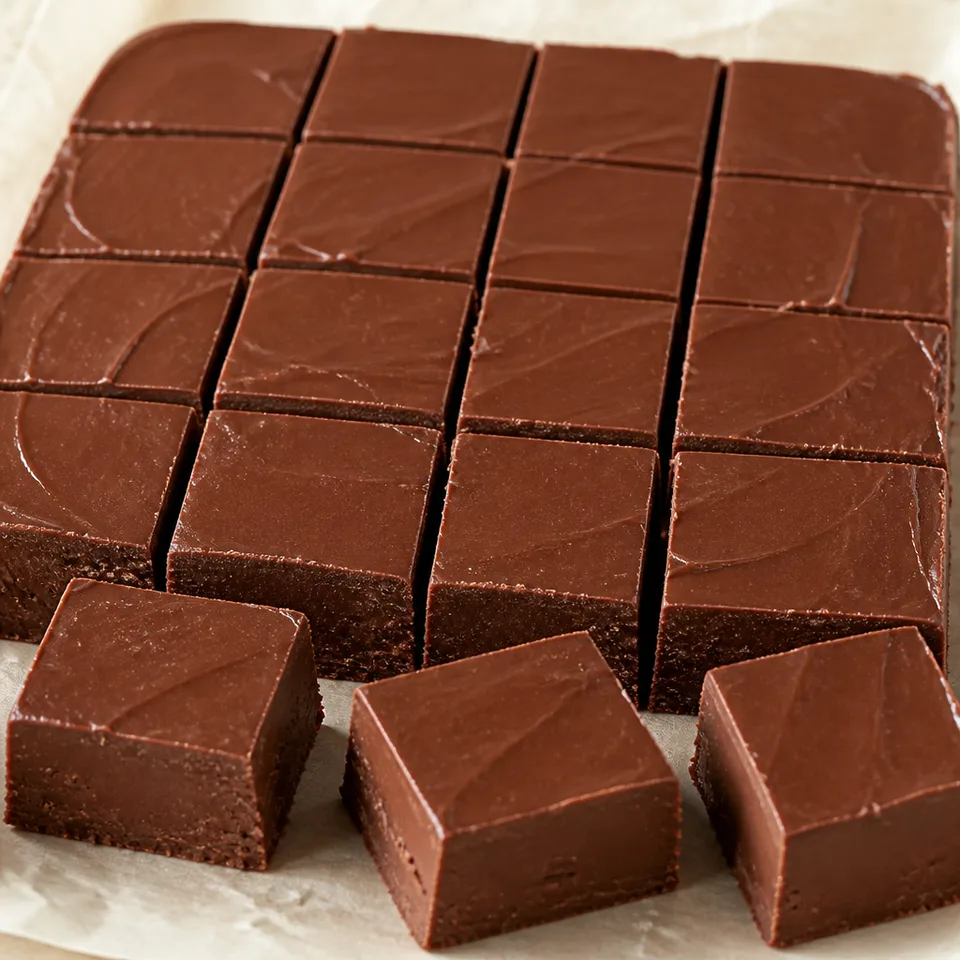 Slow Cooker Fudge — serving inspiration
