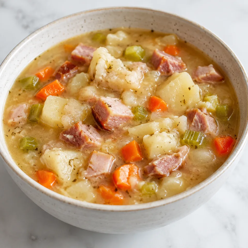 Slow Cooker Ham and Potato Soup — serving inspiration