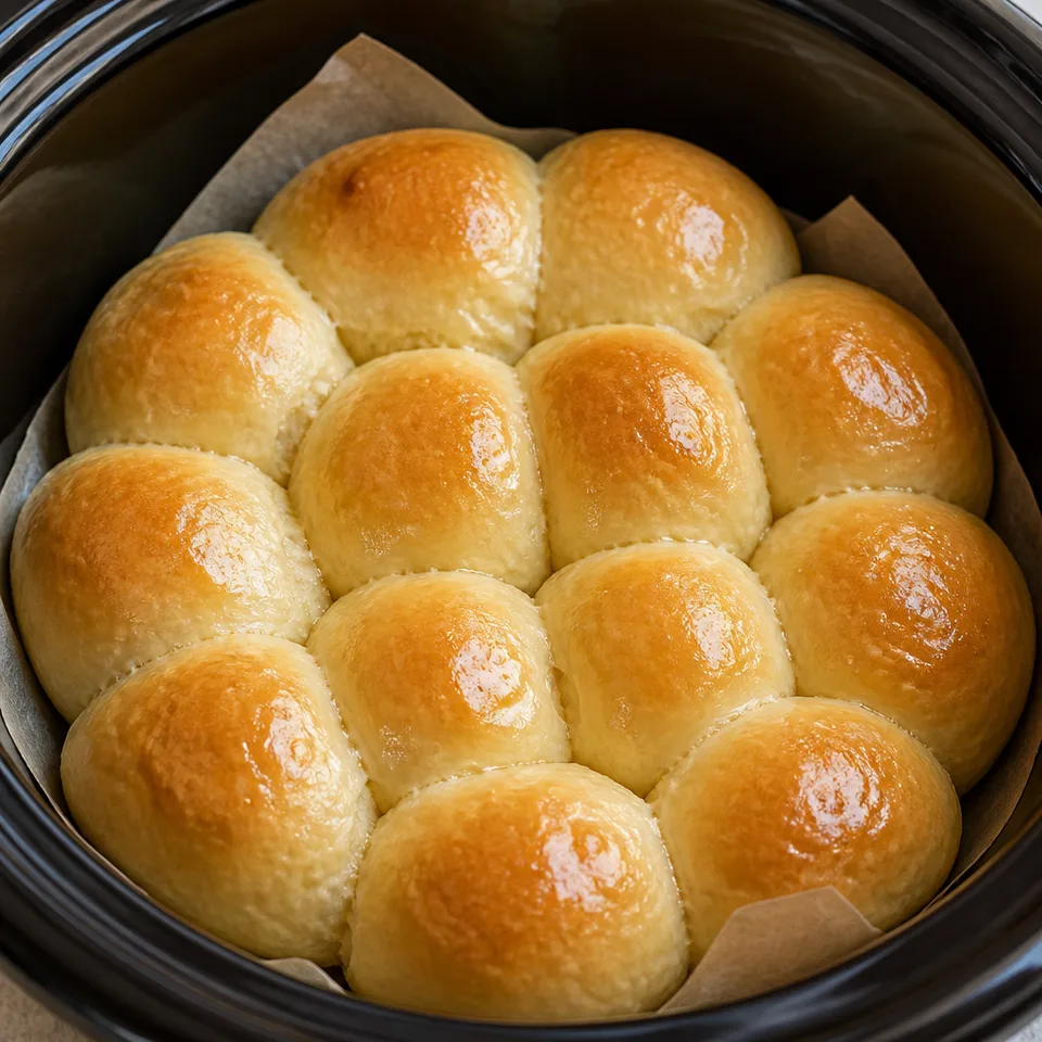 Slow Cooker Honey Butter Rolls — serving inspiration